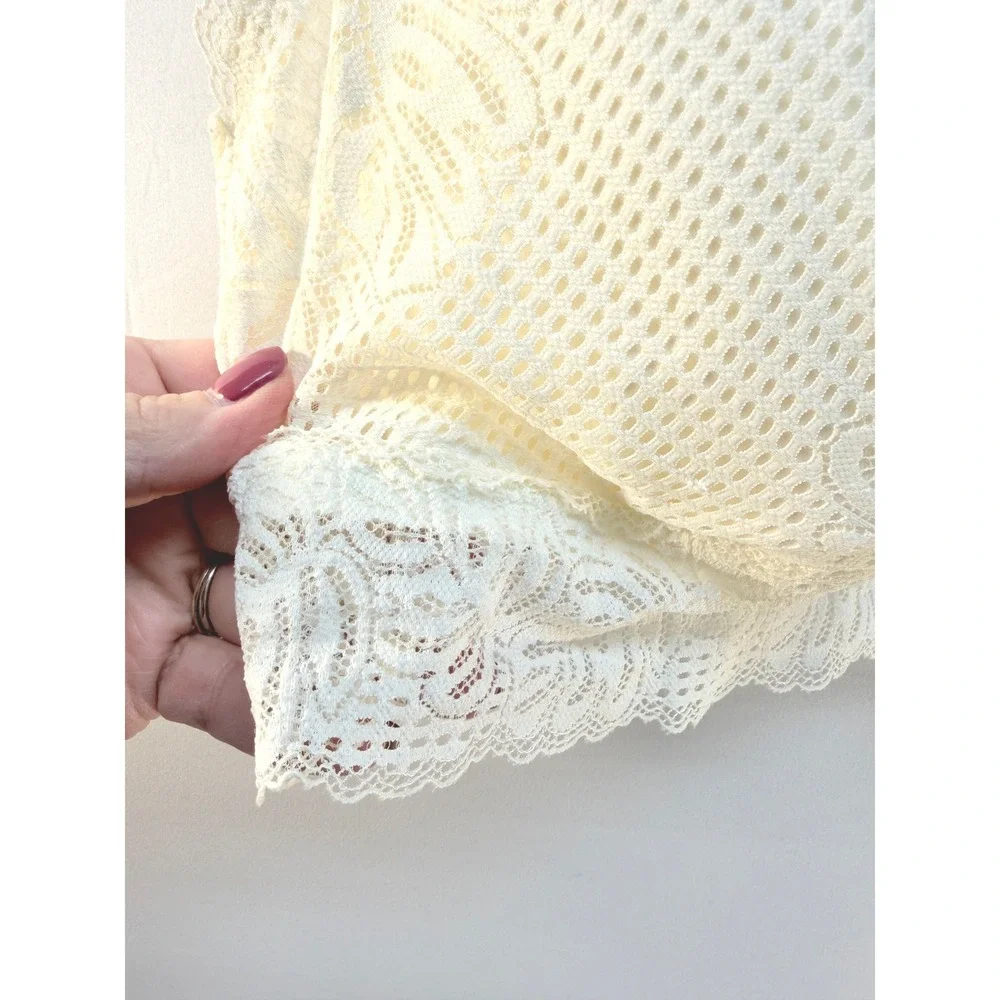 Aerie‎ Lace Bralette Women's Size XXL Cream Wireless Intimates Lounge